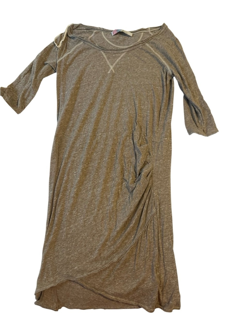 Free People FP Beach asymmetrical knit midi/maxi dress, size M